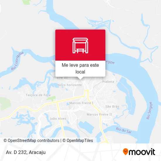 Av. D 232 mapa
