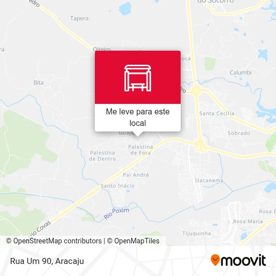 Rua Um 90 mapa