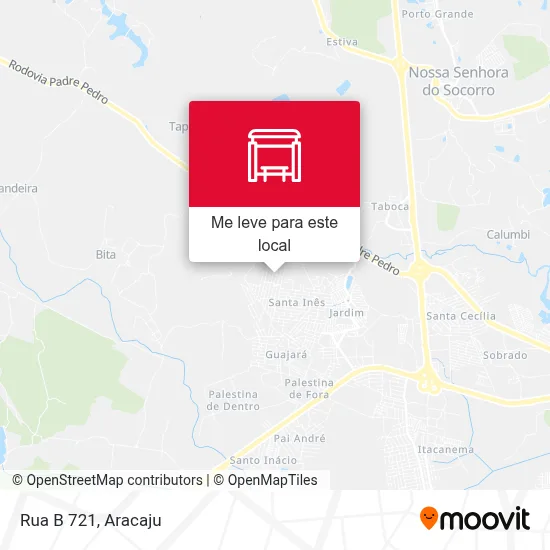 Rua B 721 mapa