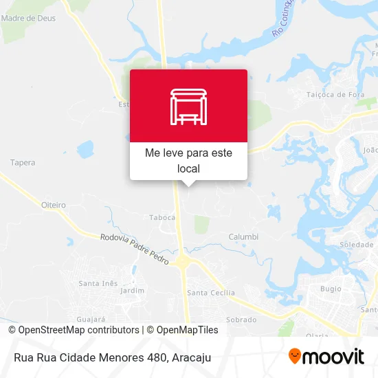 Rua Rua Cidade Menores 480 mapa