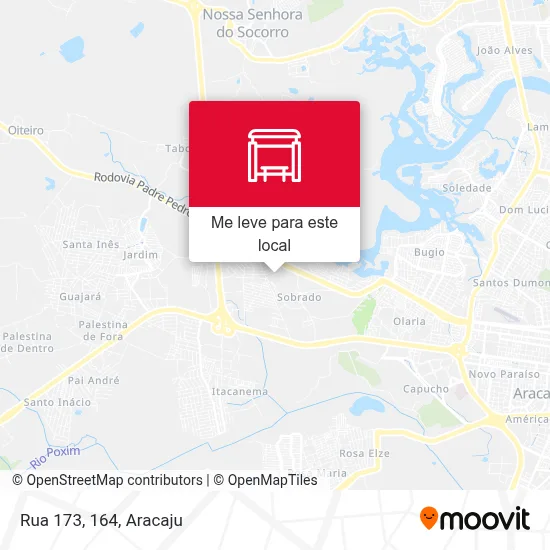 Rua 173, 164 mapa