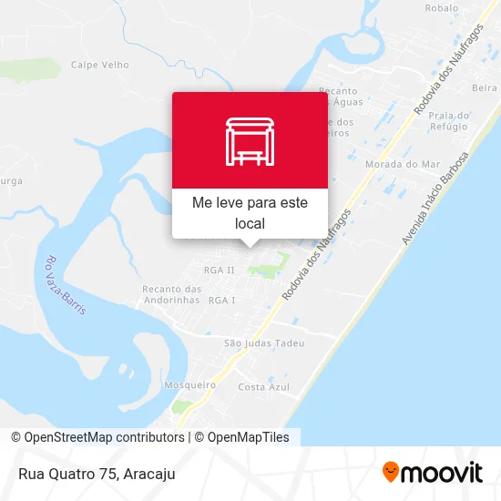 Rua Quatro 75 mapa