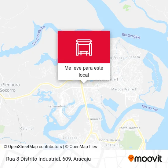 Rua 8 Distrito Industrial, 609 mapa