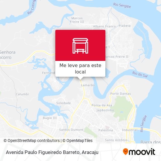 Avenida Paulo Figueiredo Barreto mapa