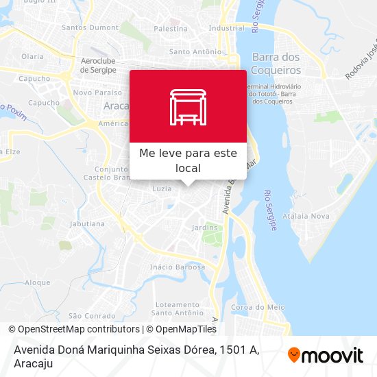 Avenida Doná Mariquinha Seixas Dórea, 1501 A mapa