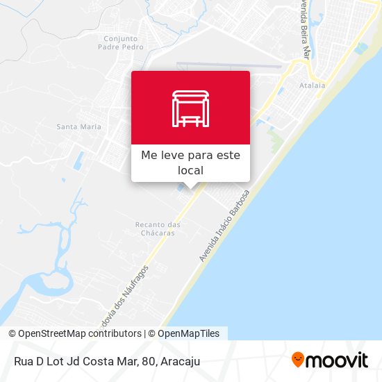 Rua D Lot Jd Costa Mar, 80 mapa