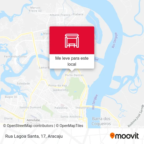 Rua Lagoa Santa, 17 mapa
