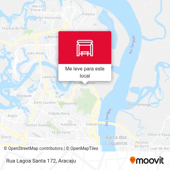 Rua Lagoa Santa 172 mapa