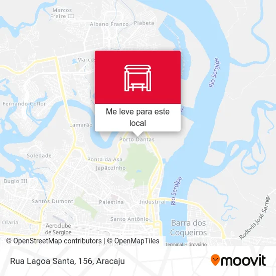 Rua Lagoa Santa, 156 mapa