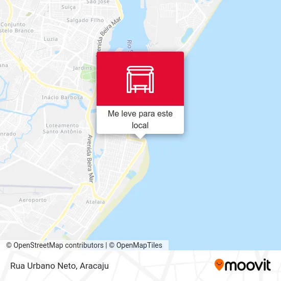 Rua Urbano Neto mapa