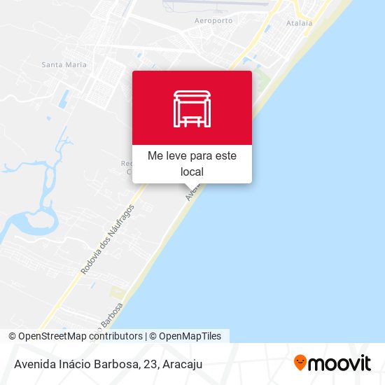 Avenida Inácio Barbosa, 23 mapa