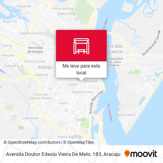 Avenida Doutor Edesio Vieira De Melo, 183 mapa