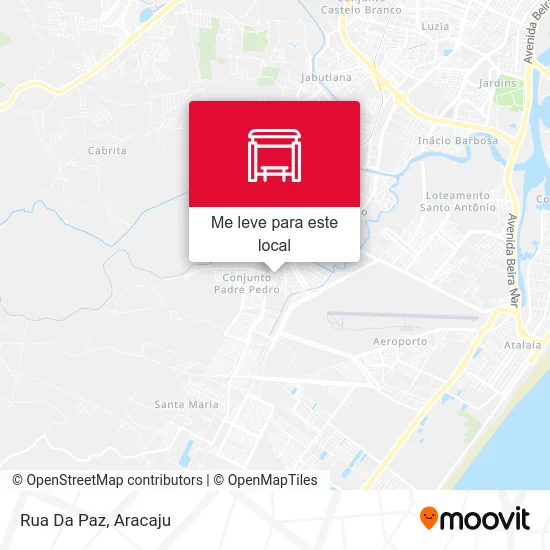Rua Da Paz mapa