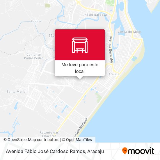 Avenida Fábio José Cardoso Ramos mapa