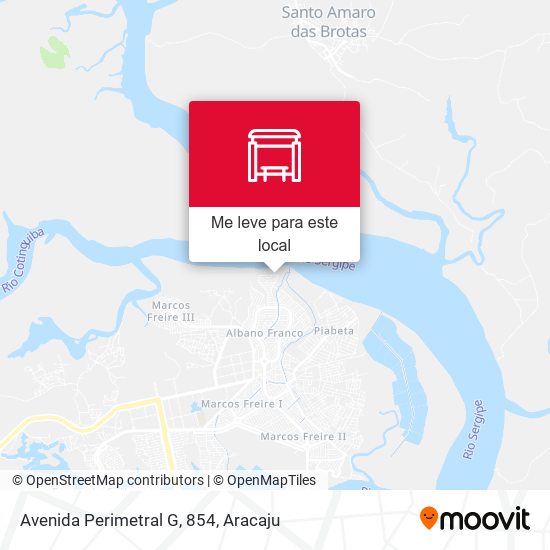 Avenida Perimetral G, 854 mapa
