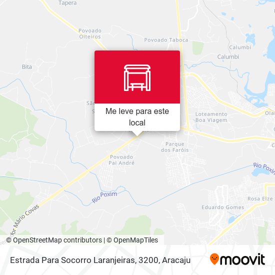 Estrada Para Socorro Laranjeiras, 3200 mapa