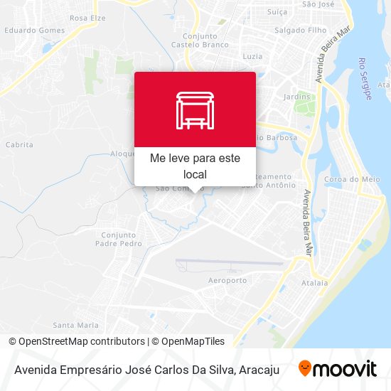 Avenida Empresário José Carlos Da Silva mapa