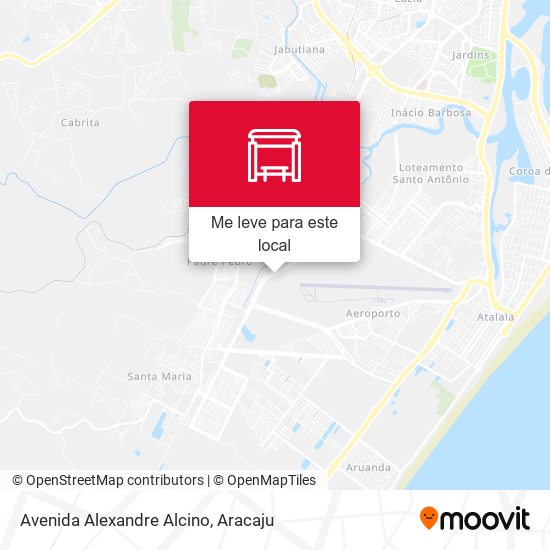 Avenida Alexandre Alcino mapa