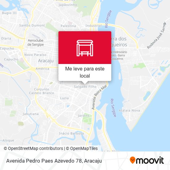 Avenida Pedro Paes Azevedo 78 mapa