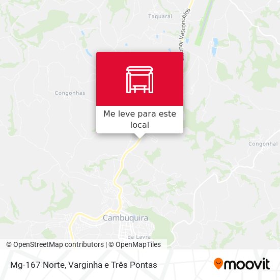 Mg-167 Norte mapa