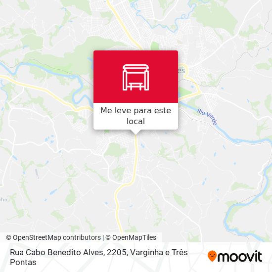 Rua Cabo Benedito Alves, 2205 mapa