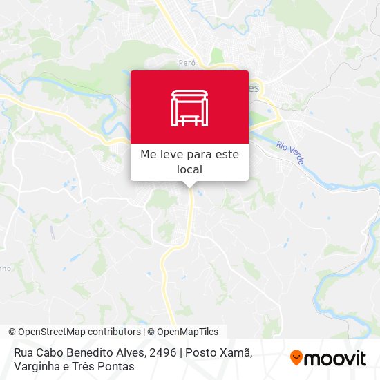 Rua Cabo Benedito Alves, 2496 | Posto Xamã mapa