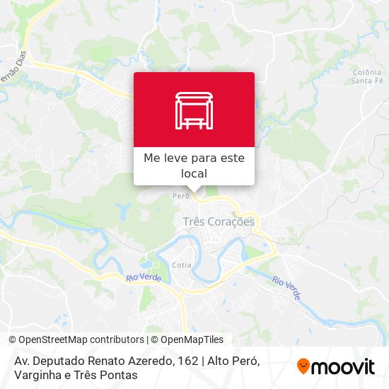 Av. Deputado Renato Azeredo, 162 | Alto Peró mapa