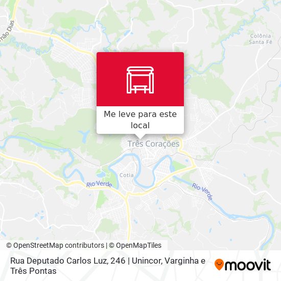 Rua Deputado Carlos Luz, 246 | Unincor mapa