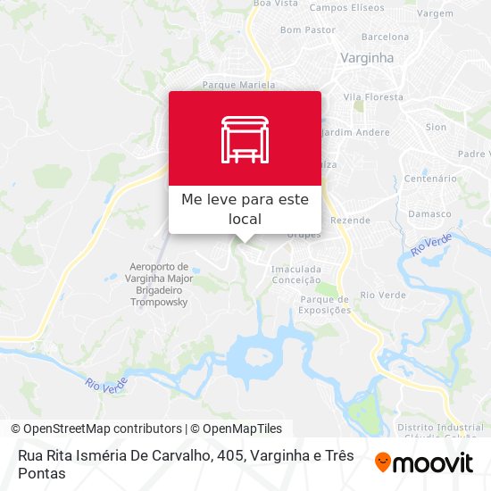 Rua Rita Isméria De Carvalho, 405 mapa