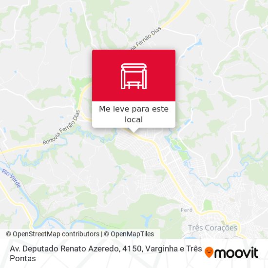Av. Deputado Renato Azeredo, 4150 mapa