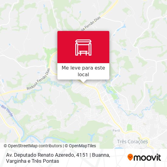 Av. Deputado Renato Azeredo, 4151 | Buanna mapa