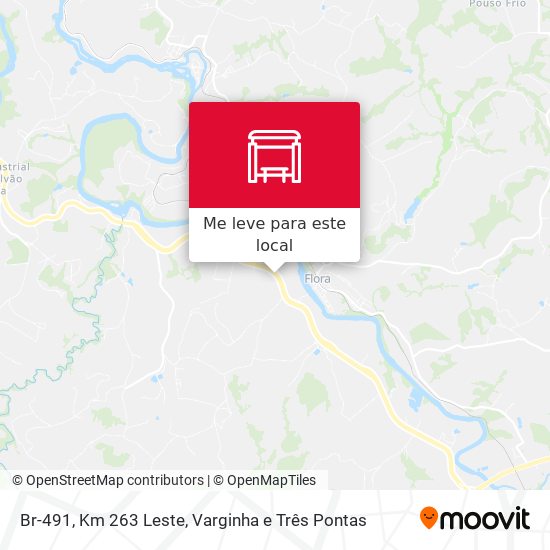 Br-491, Km 263 Leste mapa