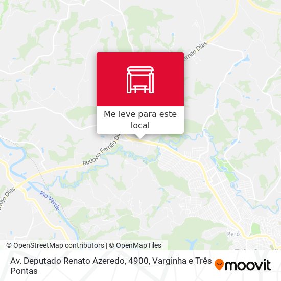 Av. Deputado Renato Azeredo, 4900 mapa