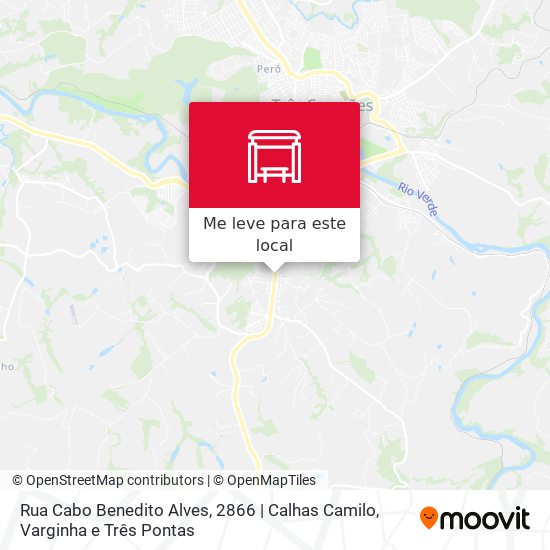 Rua Cabo Benedito Alves, 2866 | Calhas Camilo mapa