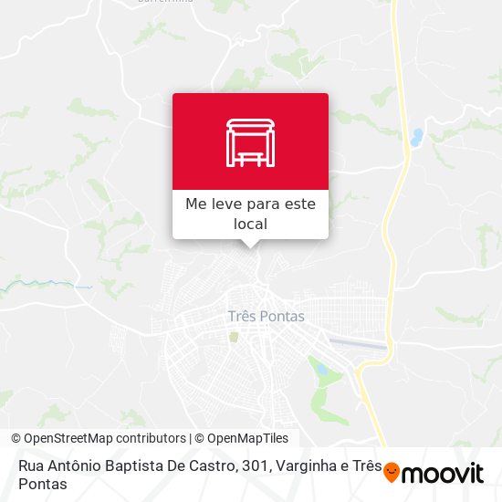 Rua Antônio Baptista De Castro, 301 mapa