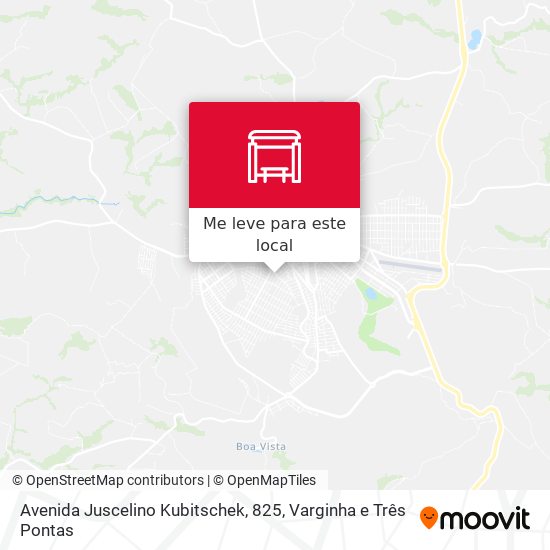 Avenida Juscelino Kubitschek, 825 mapa
