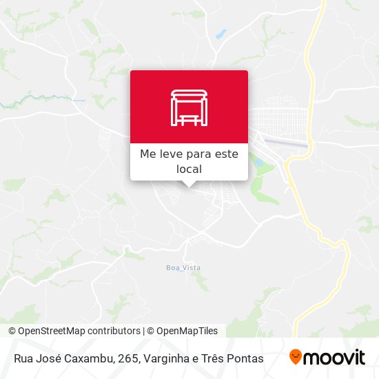 Rua José Caxambu, 265 mapa