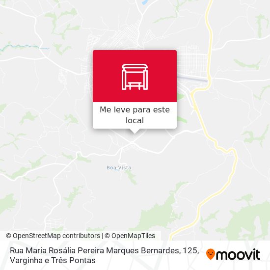 Rua Maria Rosália Pereira Marques Bernardes, 125 mapa