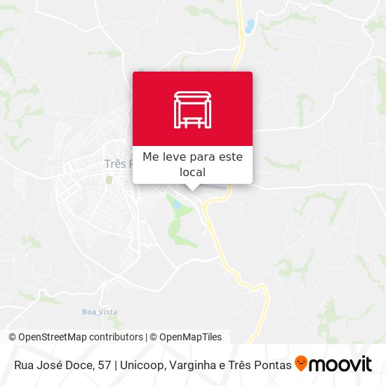 Rua José Doce, 57 | Unicoop mapa