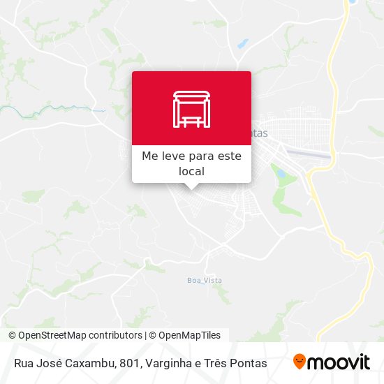 Rua José Caxambu, 801 mapa