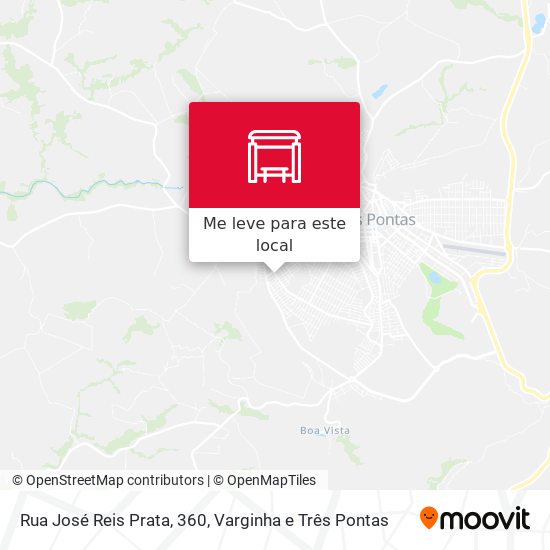 Rua José Reis Prata, 360 mapa