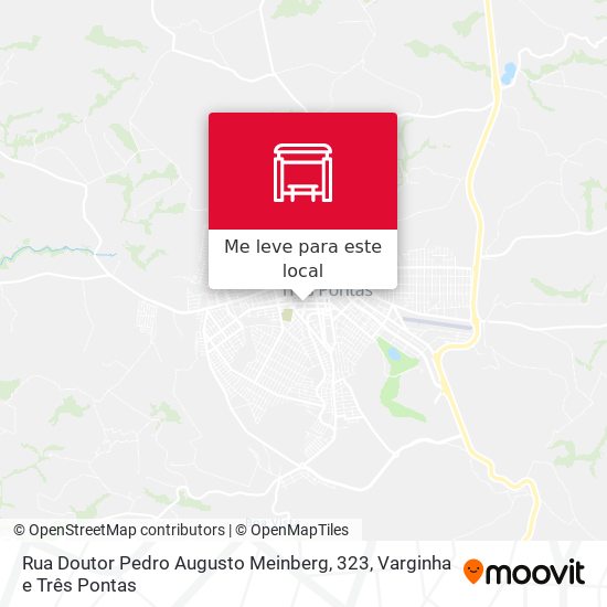 Rua Doutor Pedro Augusto Meinberg, 323 mapa