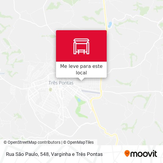 Rua São Paulo, 548 mapa