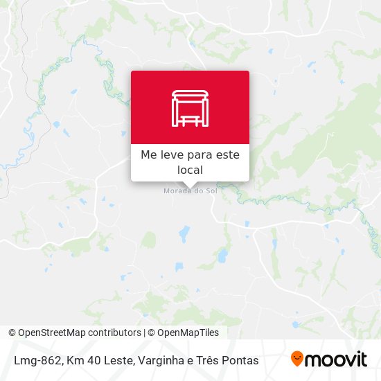 Lmg-862, Km 40 Leste mapa
