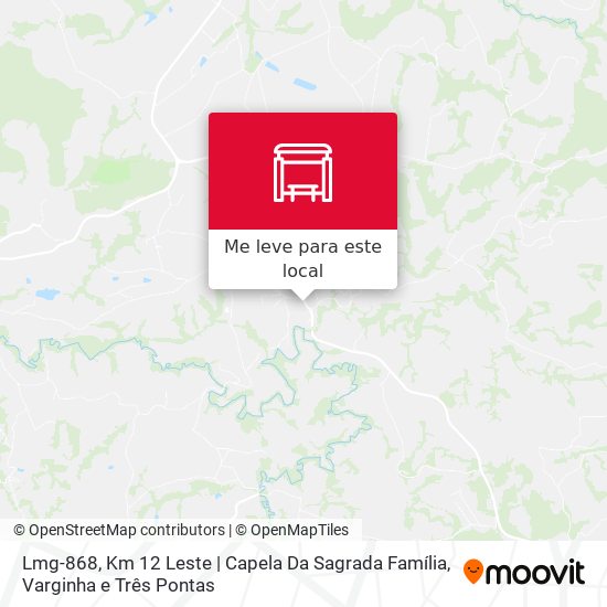 Lmg-868, Km 12 Leste | Capela Da Sagrada Família mapa