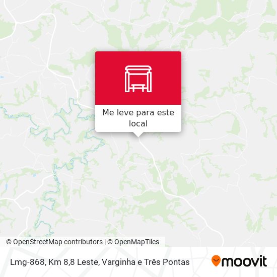 Lmg-868, Km 8,8 Leste mapa