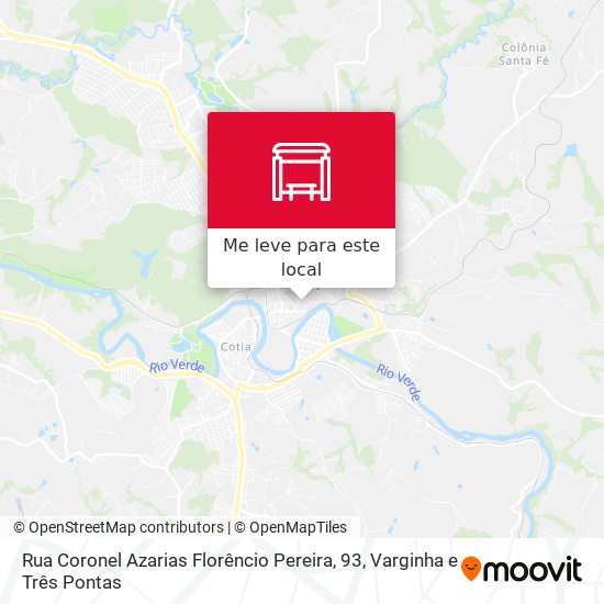 Rua Coronel Azarias Florêncio Pereira, 93 mapa