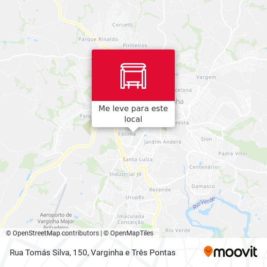 Rua Tomás Silva, 150 mapa