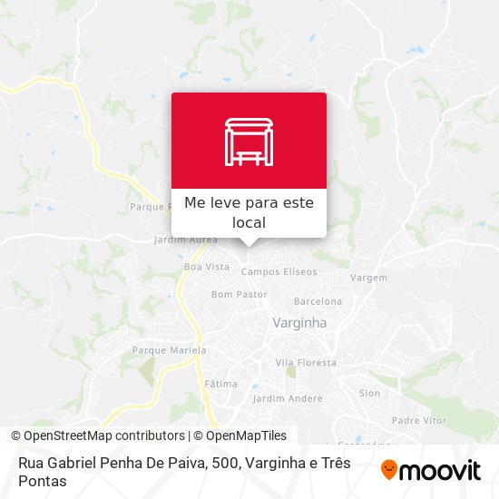 Rua Gabriel Penha De Paiva, 500 mapa