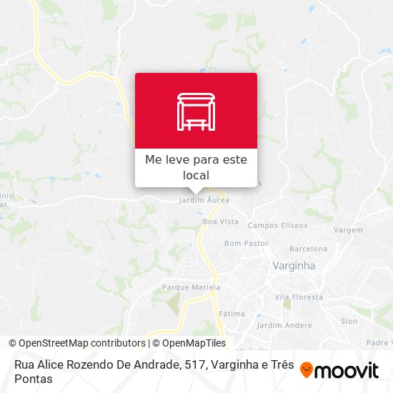 Rua Alice Rozendo De Andrade, 517 mapa